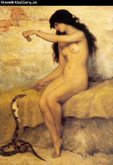 Paul Desire Trouillebert The Nude Snake Charmer